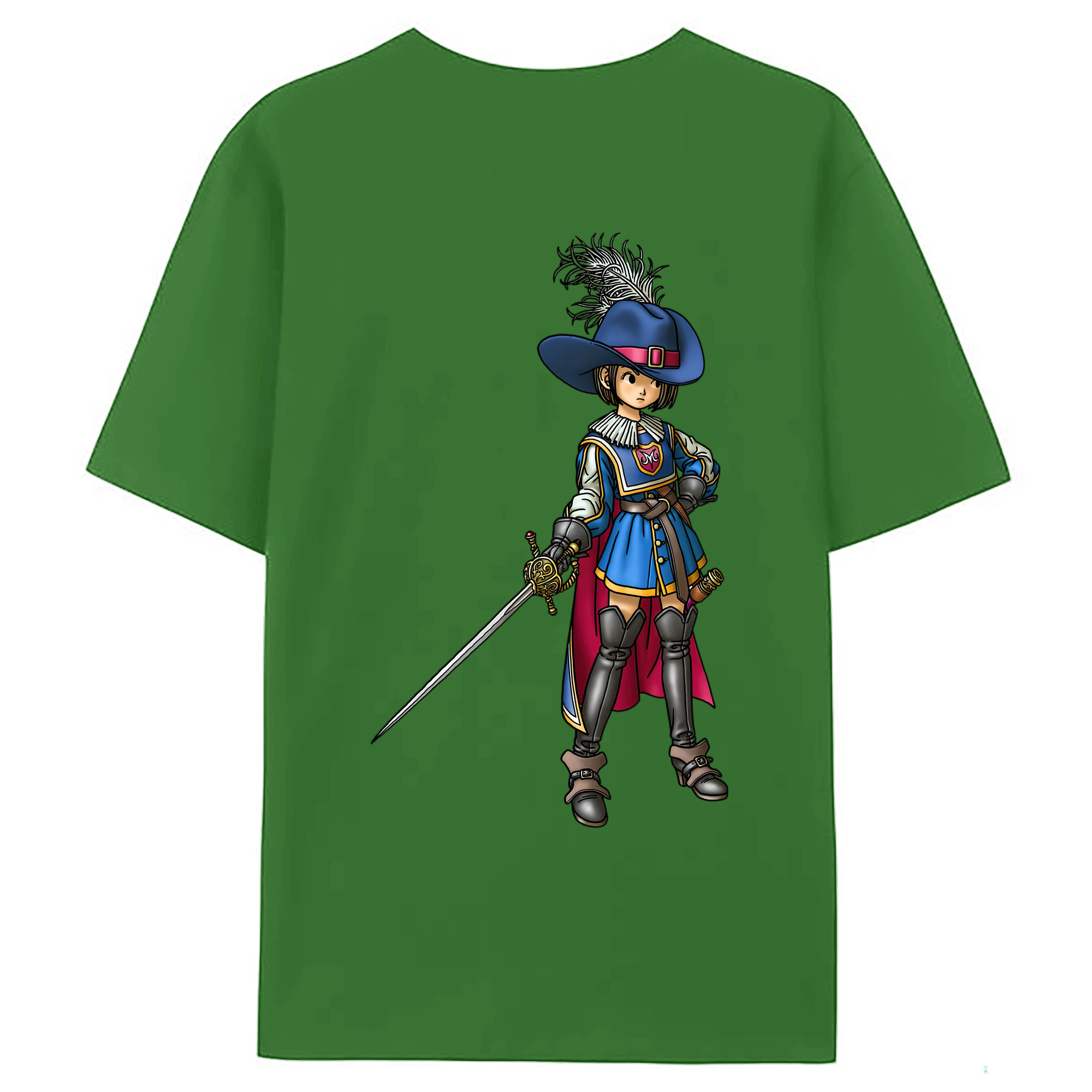 （画像用） ドラゴンクエスト Doragon Kuesuto Dragon Quest レディース半袖Tシャツ(バックプリント)